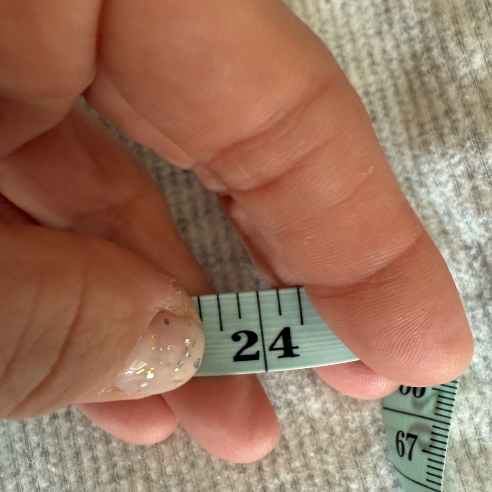 Talbots Light Gray Zip-Neck Ribbed Pullover - image 4